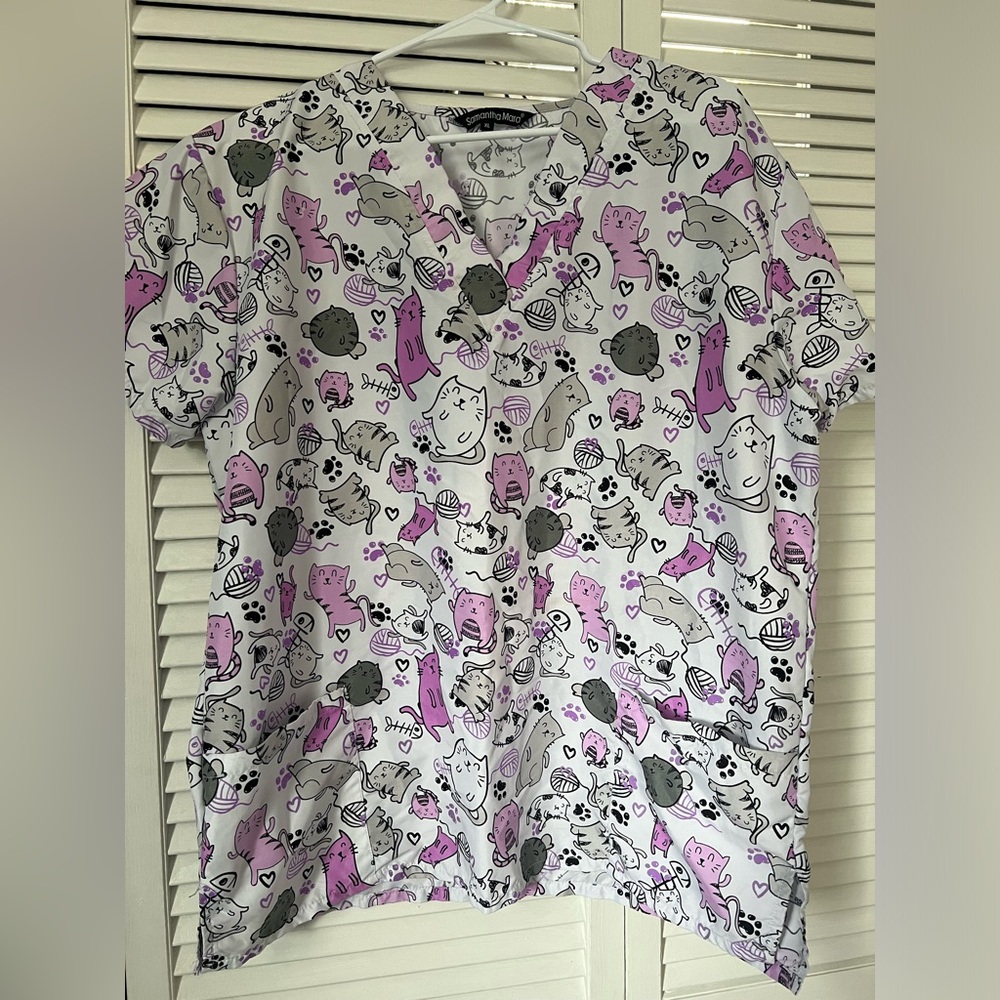 Scrub top by Samantha Mara